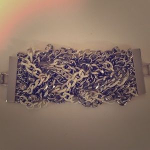 Chunky Ann Taylor Chain Braided Chain Bracelet